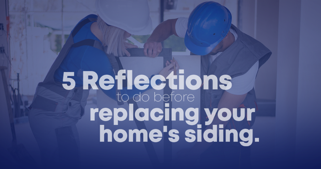 replacing your home's siding